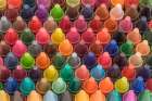 USA, Washington State, Seabeck. Close-up of crayons. in box. Art Print